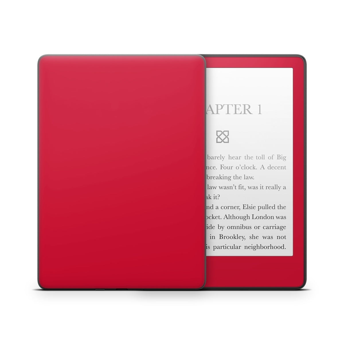 Solid State Red - Amazon Kindle Skin