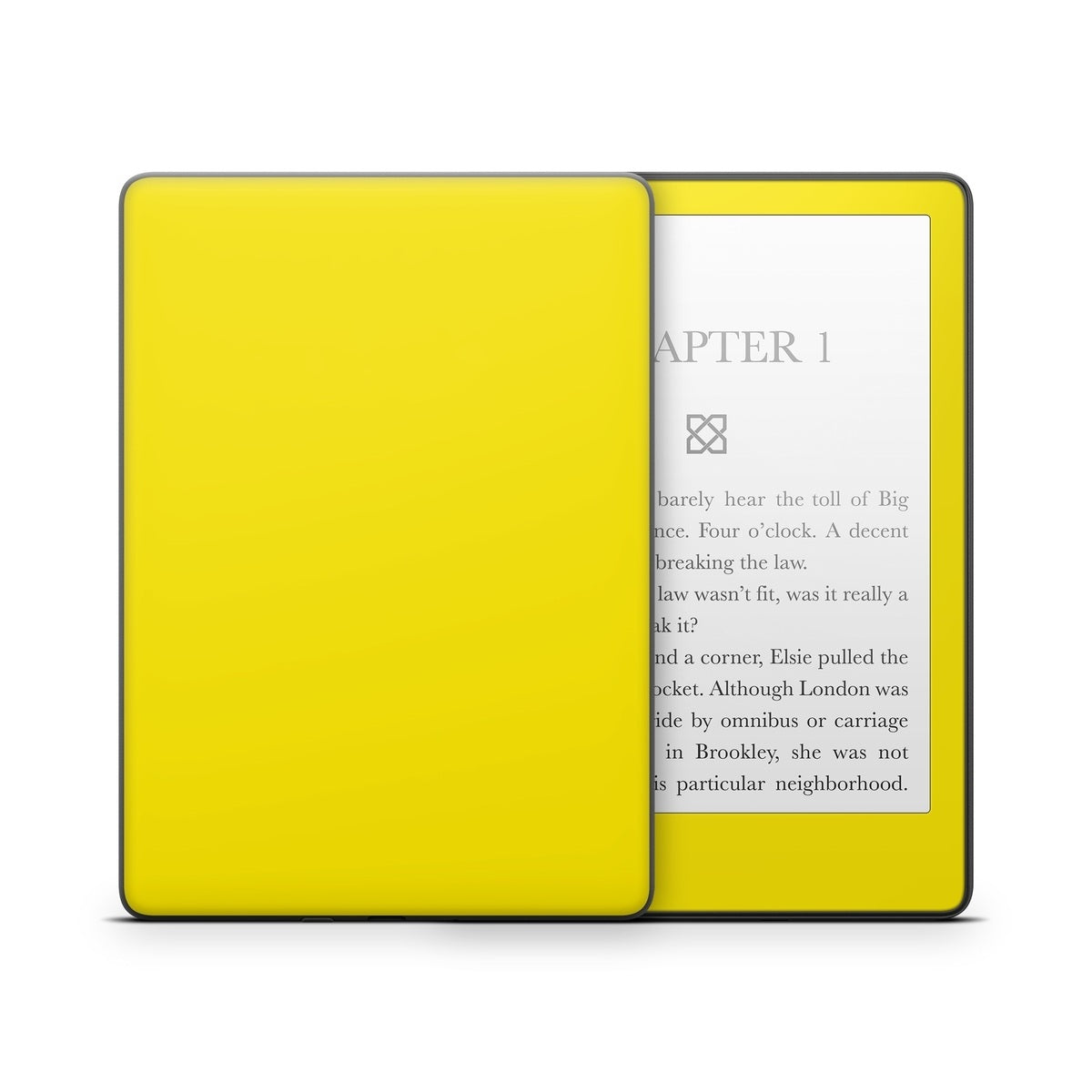 Solid State Yellow - Amazon Kindle Skin