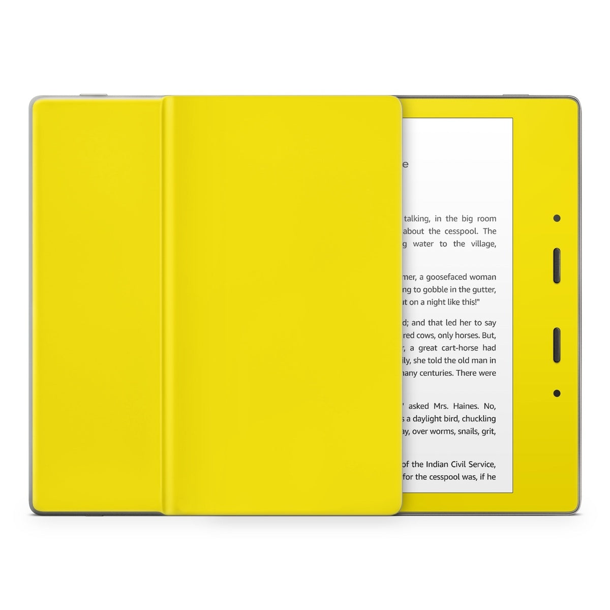 Solid State Yellow - Amazon Kindle Skin