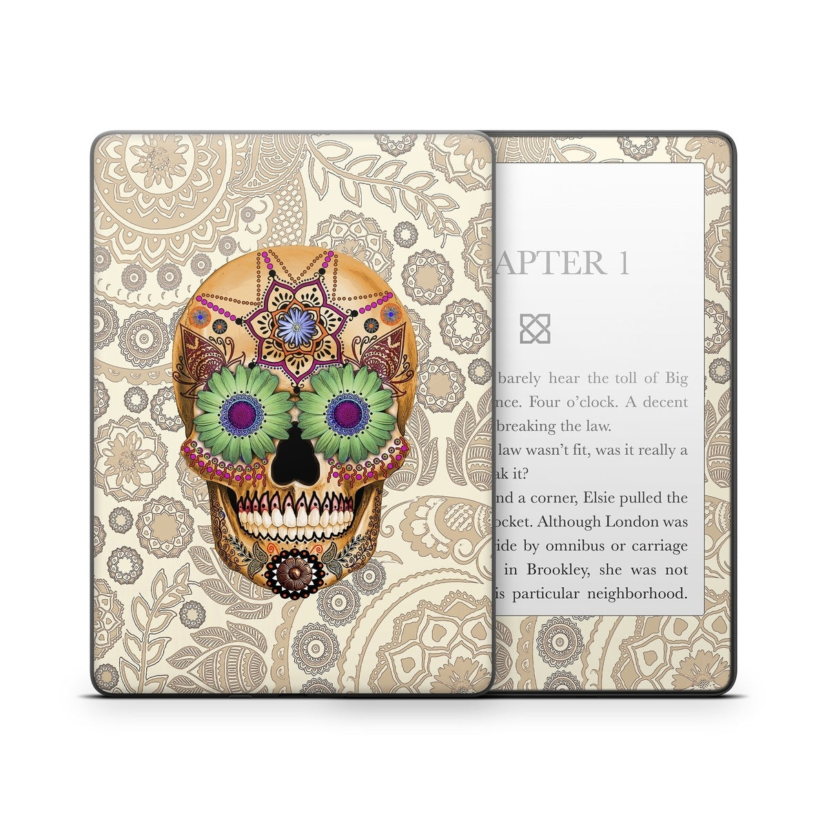 Sugar Skull Bone - Amazon Kindle Skin