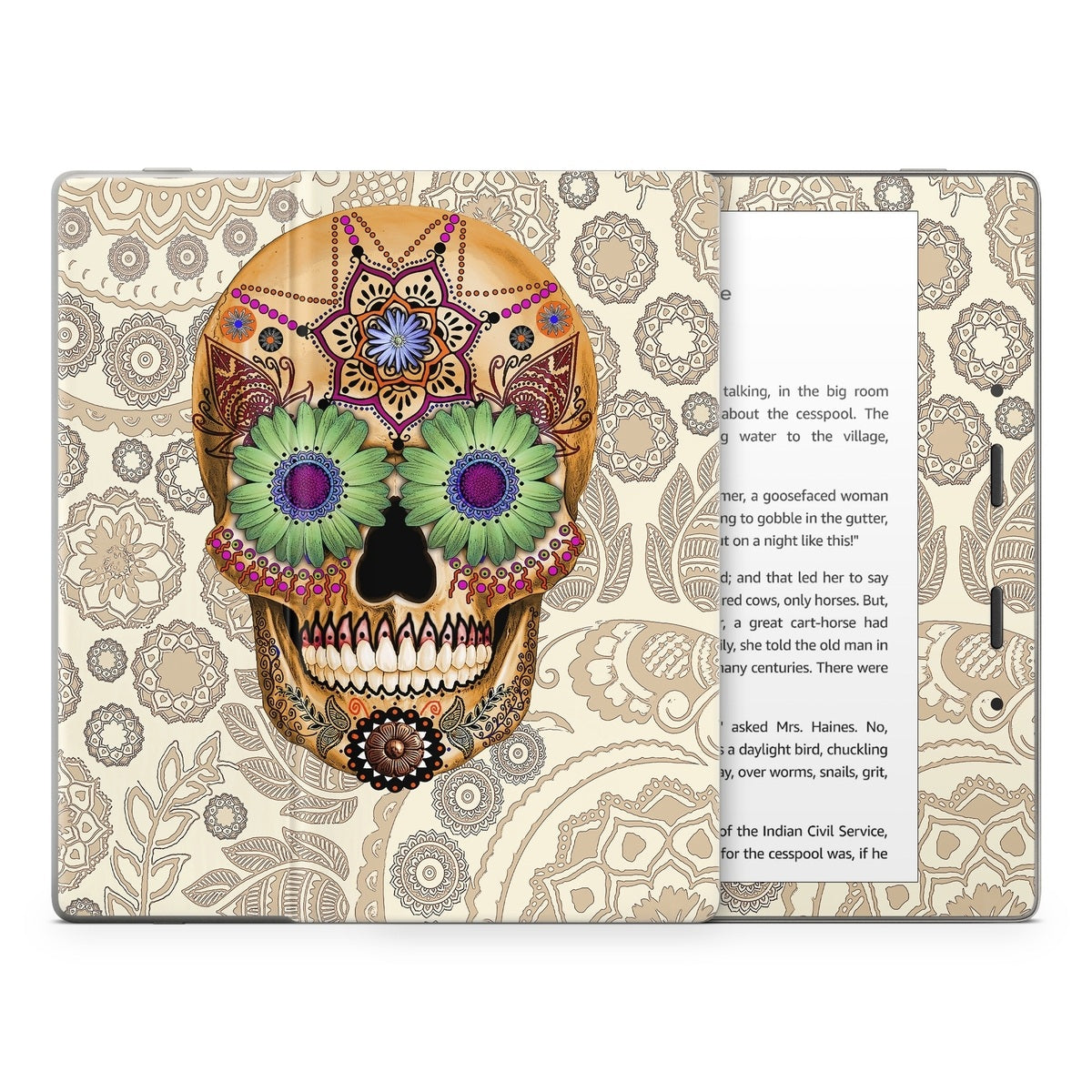 Sugar Skull Bone - Amazon Kindle Skin