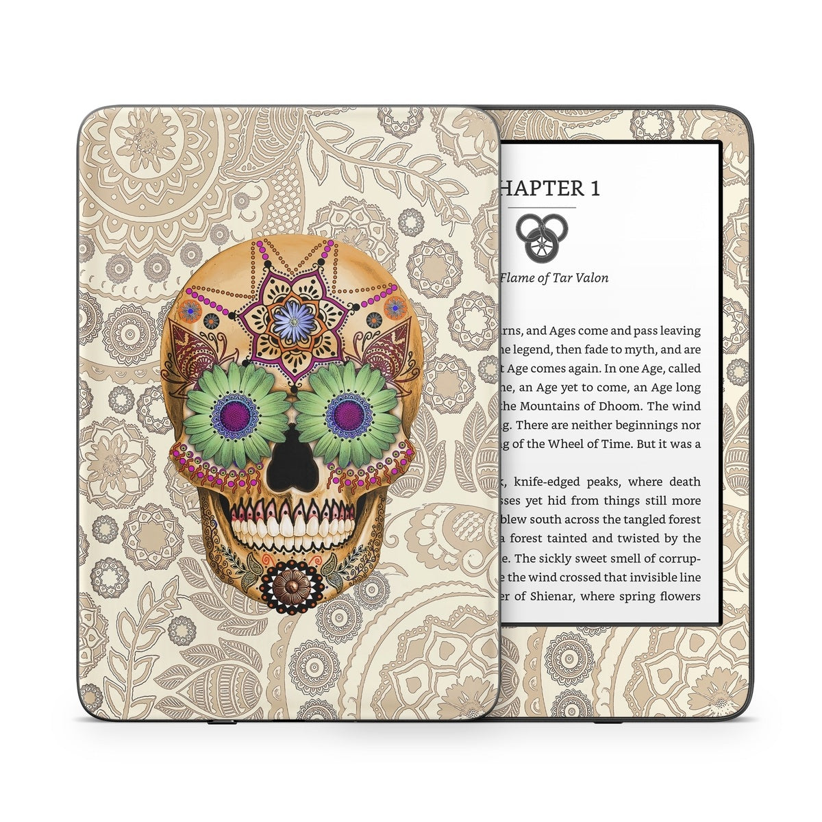 Sugar Skull Bone - Amazon Kindle Skin