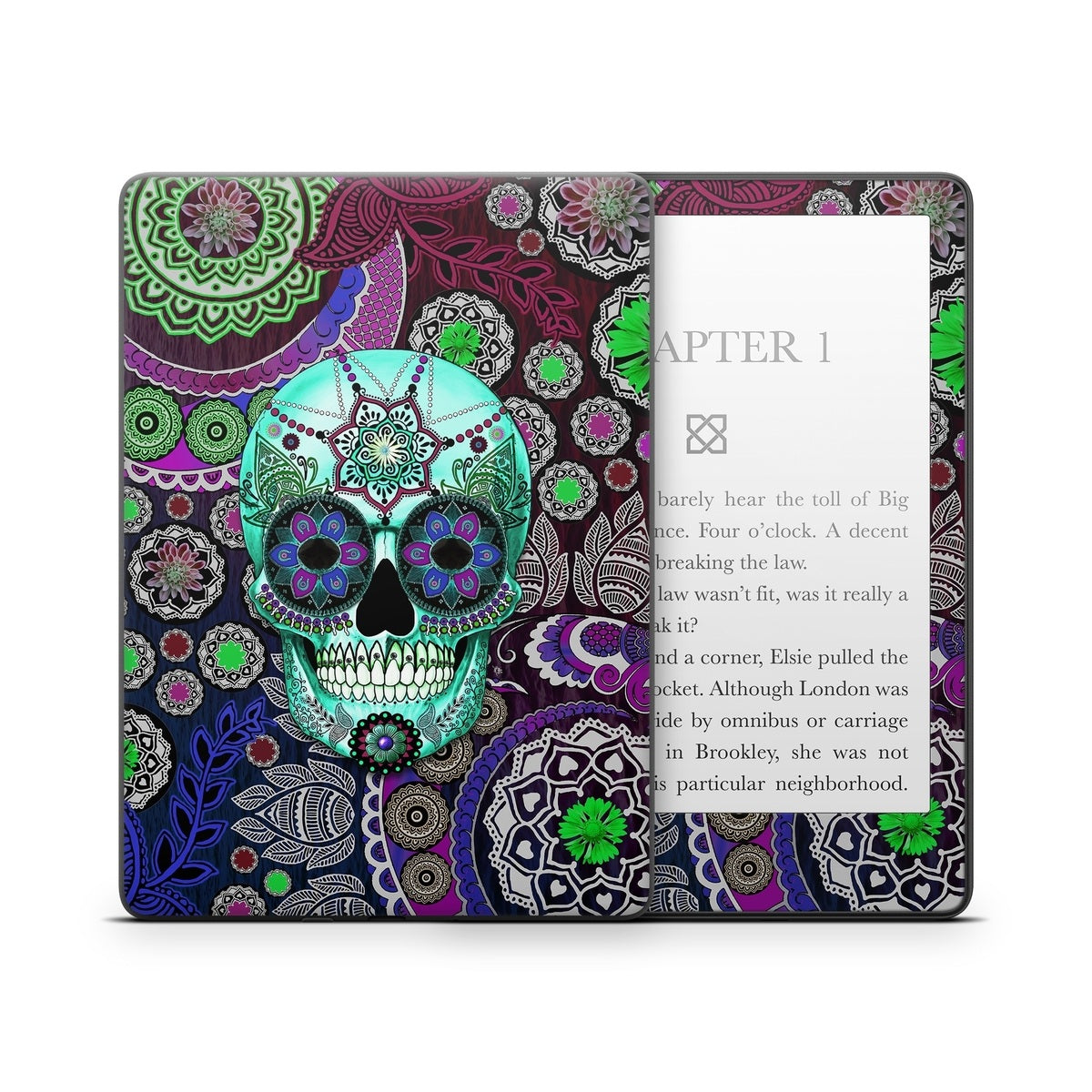 Sugar Skull Sombrero - Amazon Kindle Skin