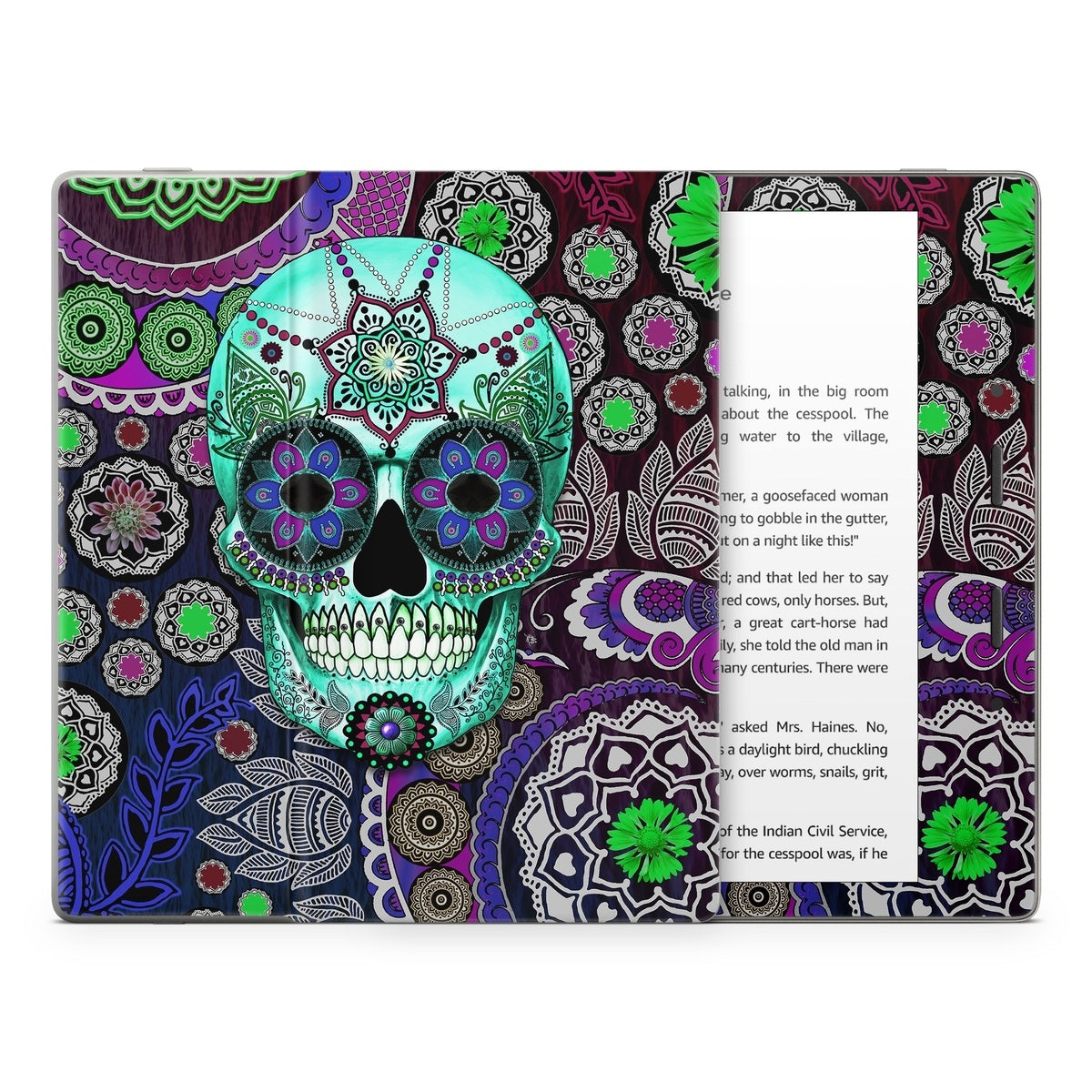 Sugar Skull Sombrero - Amazon Kindle Skin