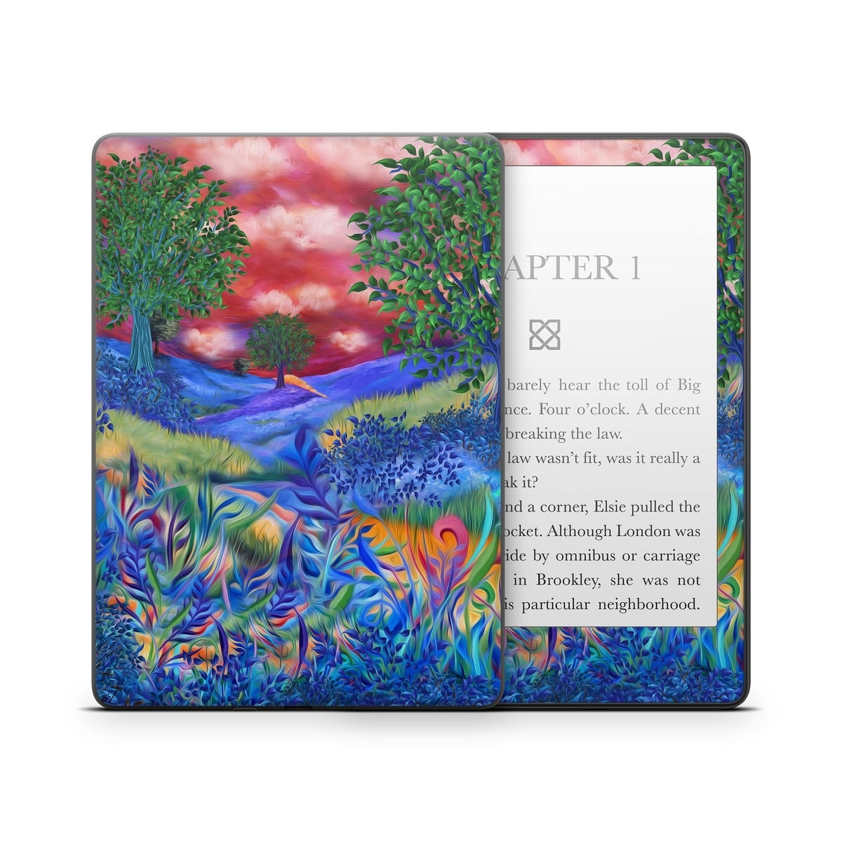 Sunset Fields - Amazon Kindle Skin