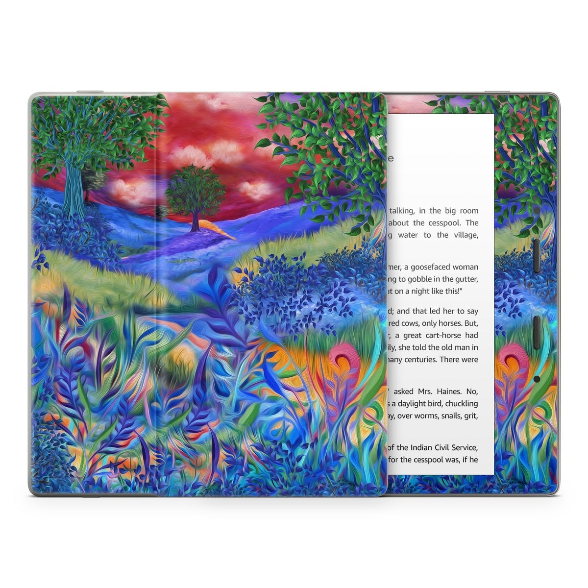 Sunset Fields - Amazon Kindle Skin