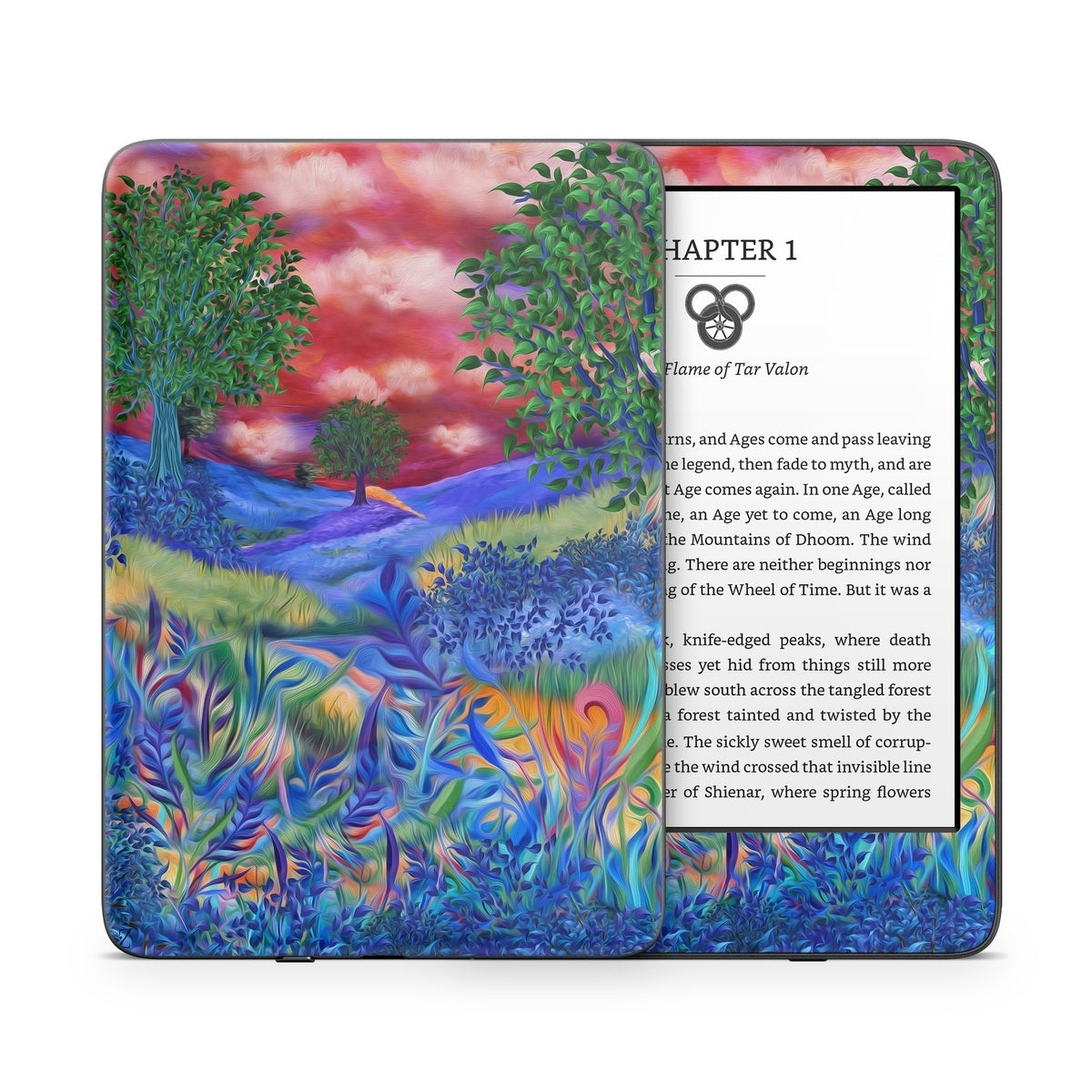 Sunset Fields - Amazon Kindle Skin