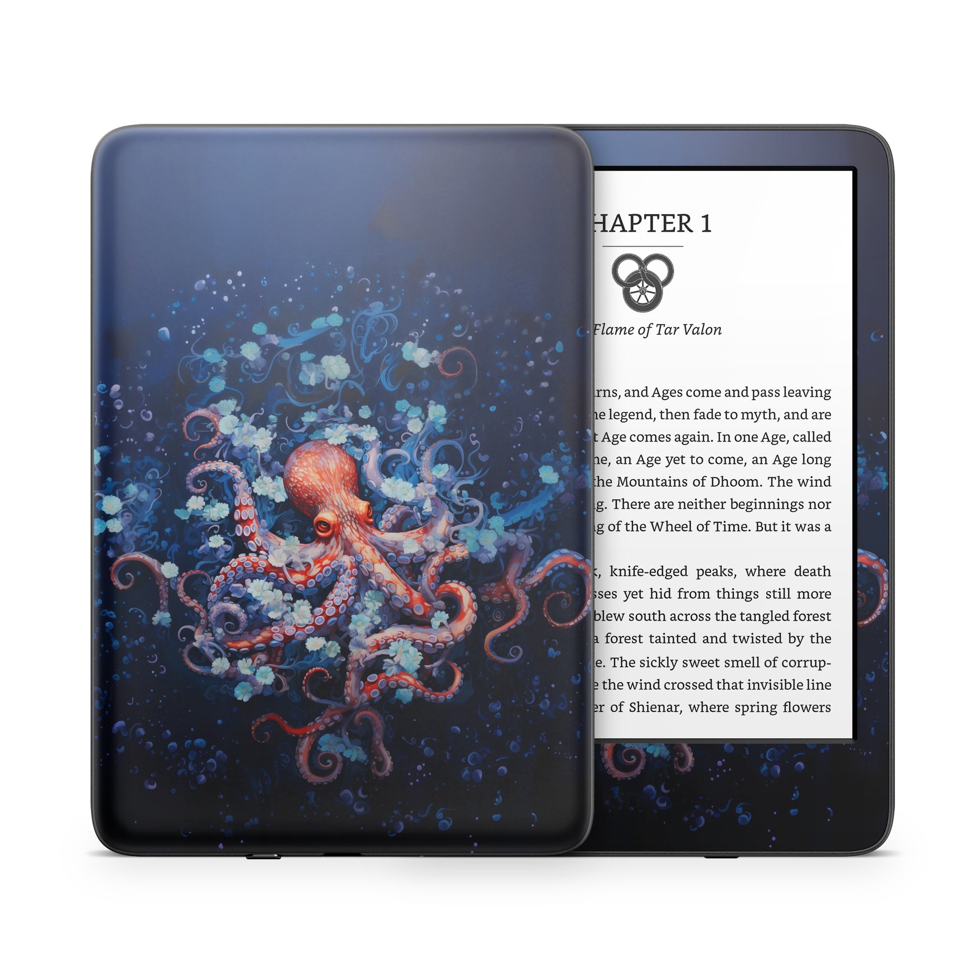 Tentacles - Amazon Kindle Skin