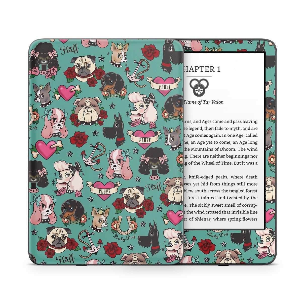 Tattoo Dogs - Amazon Kindle Skin