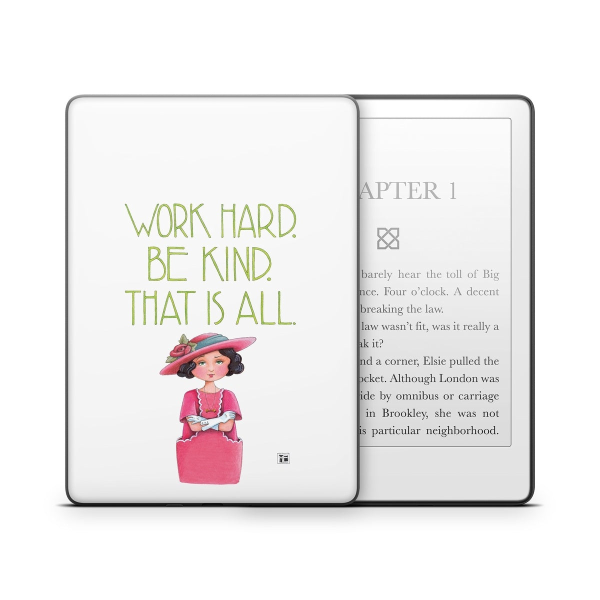 Work Hard - Amazon Kindle Skin