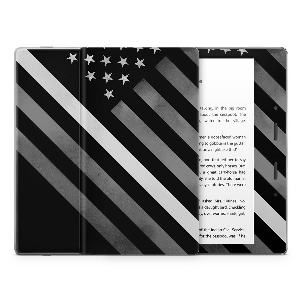 Thin White Line Hero - Amazon Kindle Skin