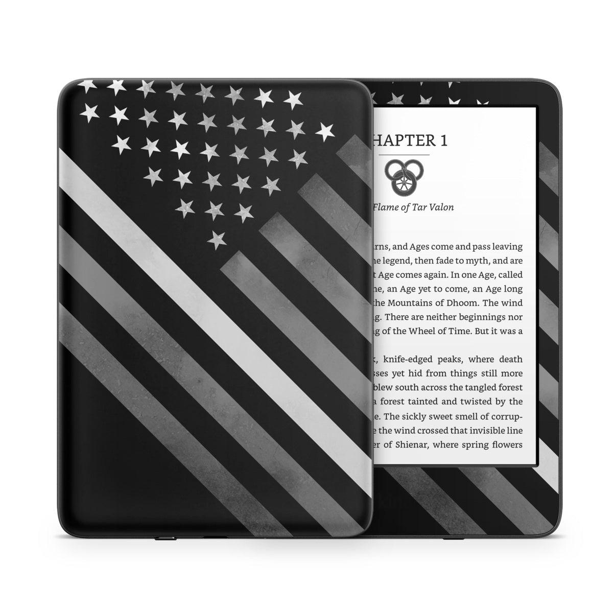 Thin White Line Hero - Amazon Kindle Skin