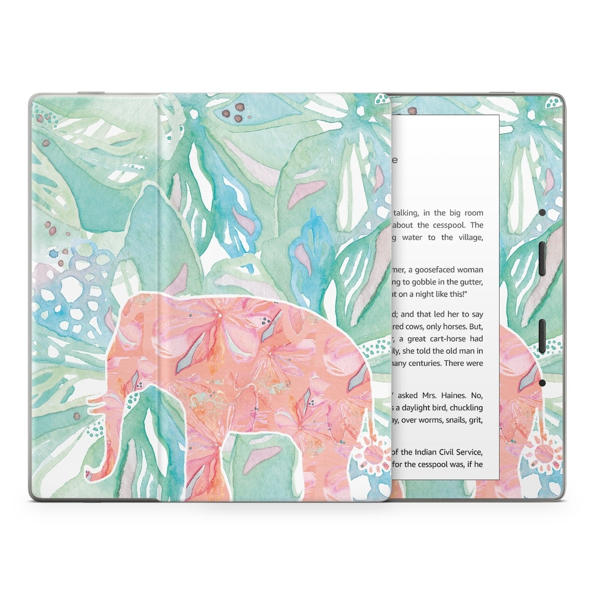 Tropical Elephant - Amazon Kindle Skin