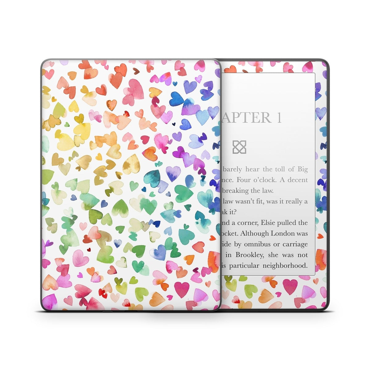 Valentines Love Hearts - Amazon Kindle Skin