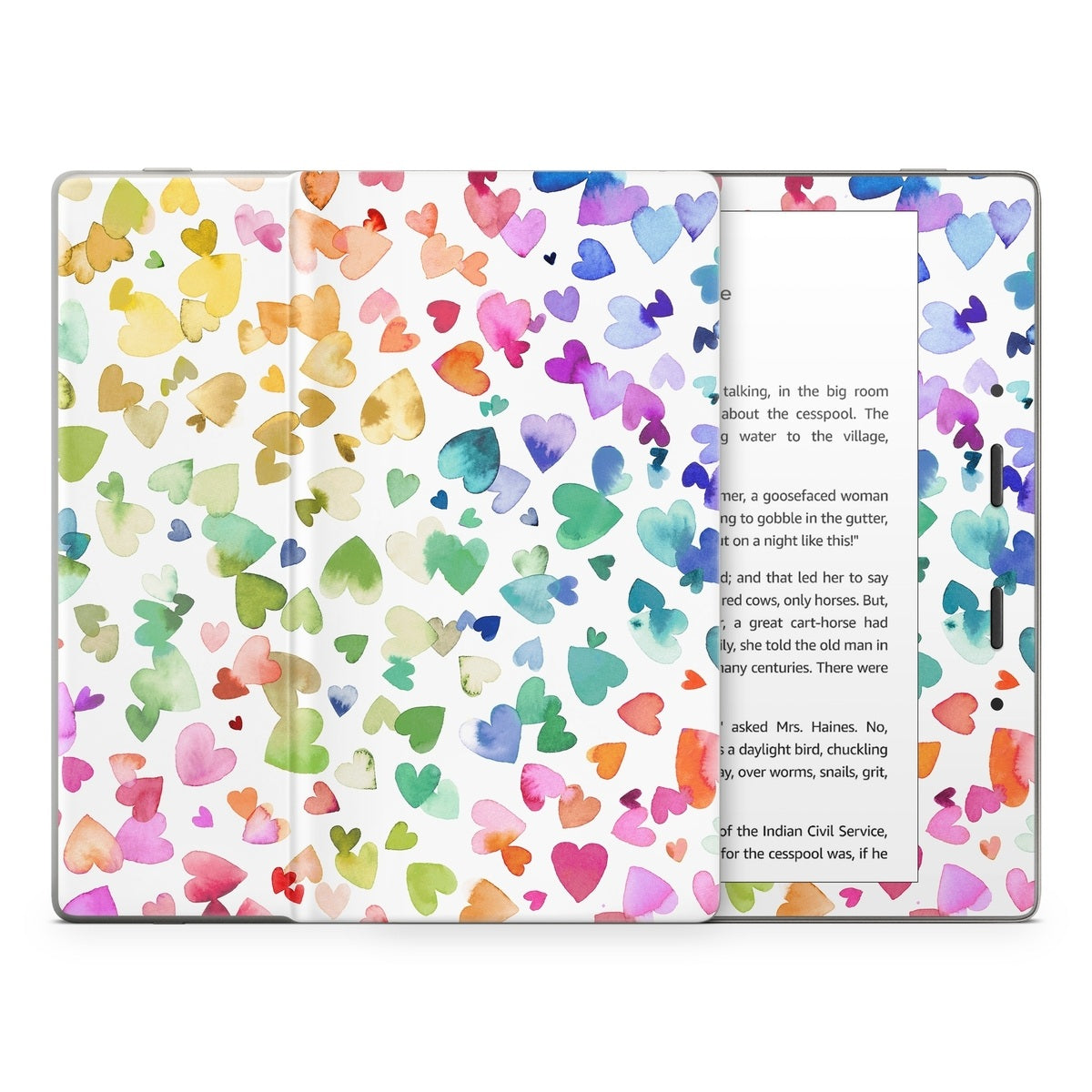 Valentines Love Hearts - Amazon Kindle Skin