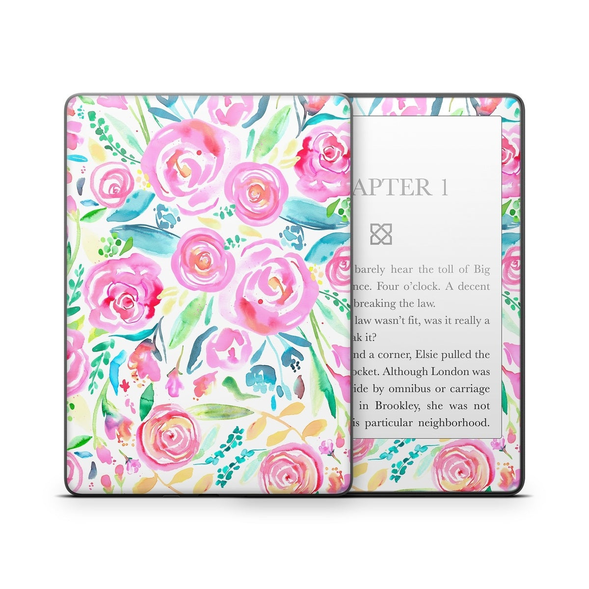 Watercolor Roses - Amazon Kindle Skin