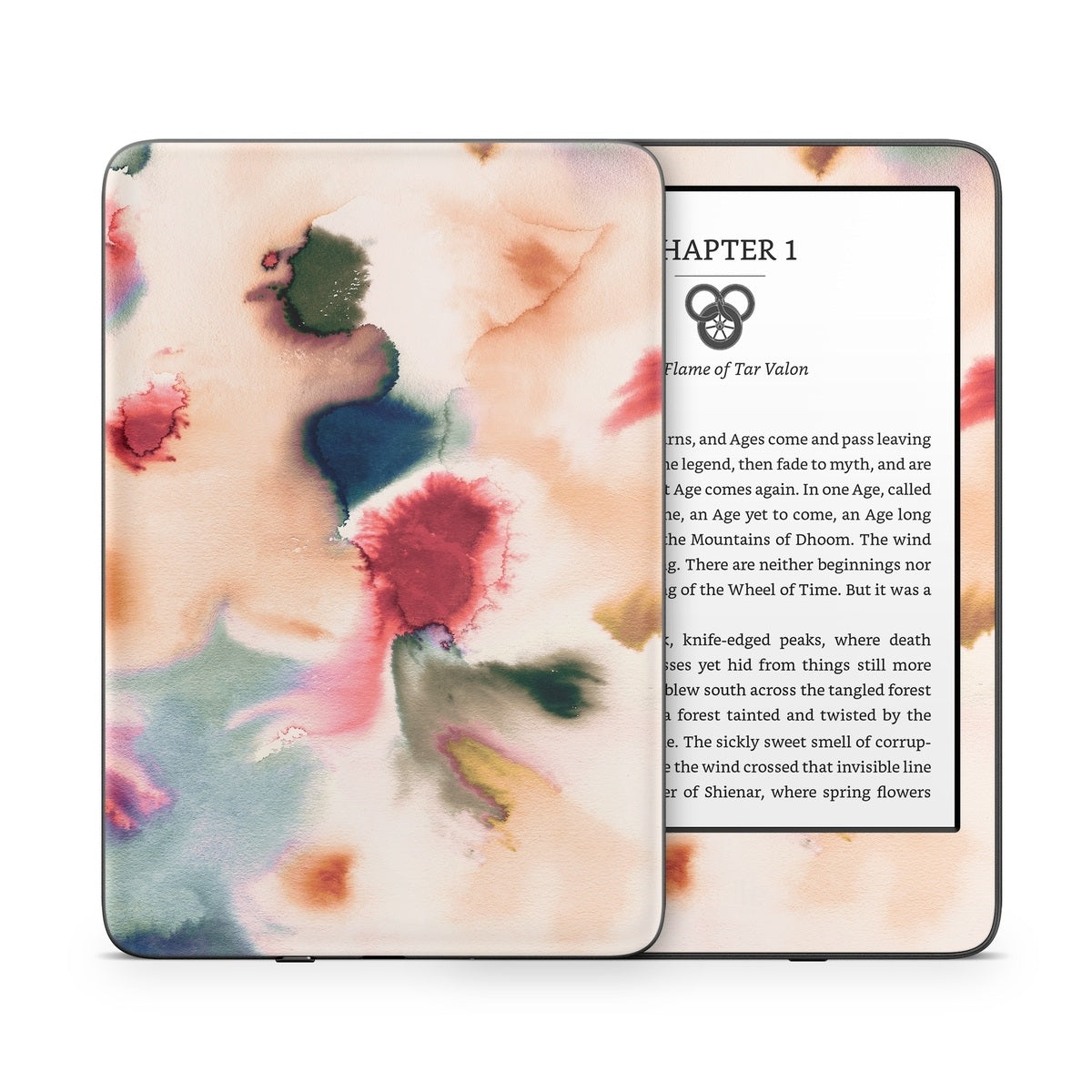 Abstract Watercolor Mineral - Amazon Kindle Skin