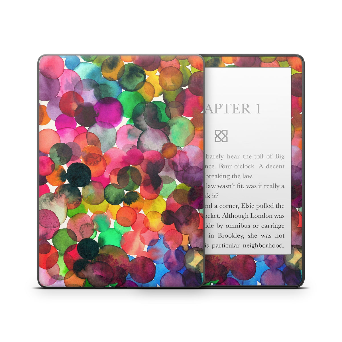 Watercolor Drops - Amazon Kindle Skin