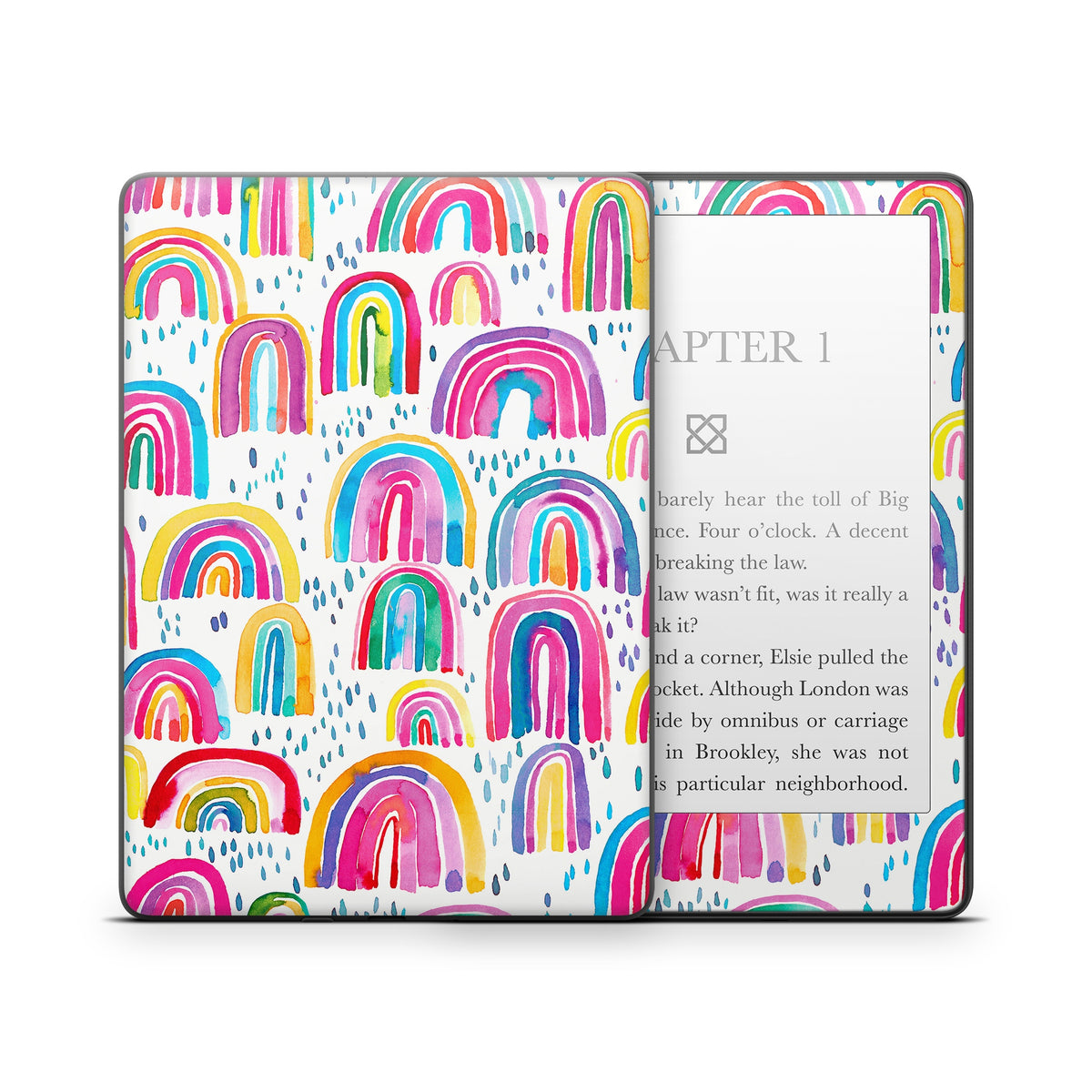 Watercolor Rainbows - Amazon Kindle Skin