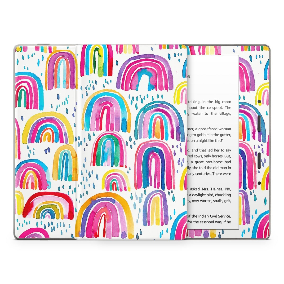 Watercolor Rainbows - Amazon Kindle Skin