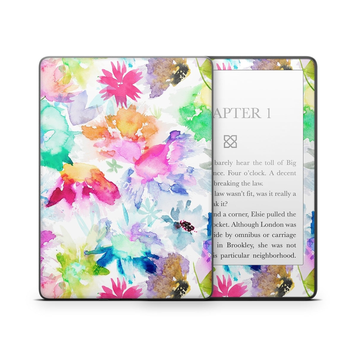 Watercolor Spring Memories - Amazon Kindle Skin