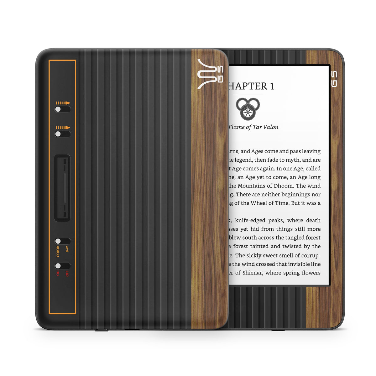 Wooden Gaming System - Amazon Kindle Skin