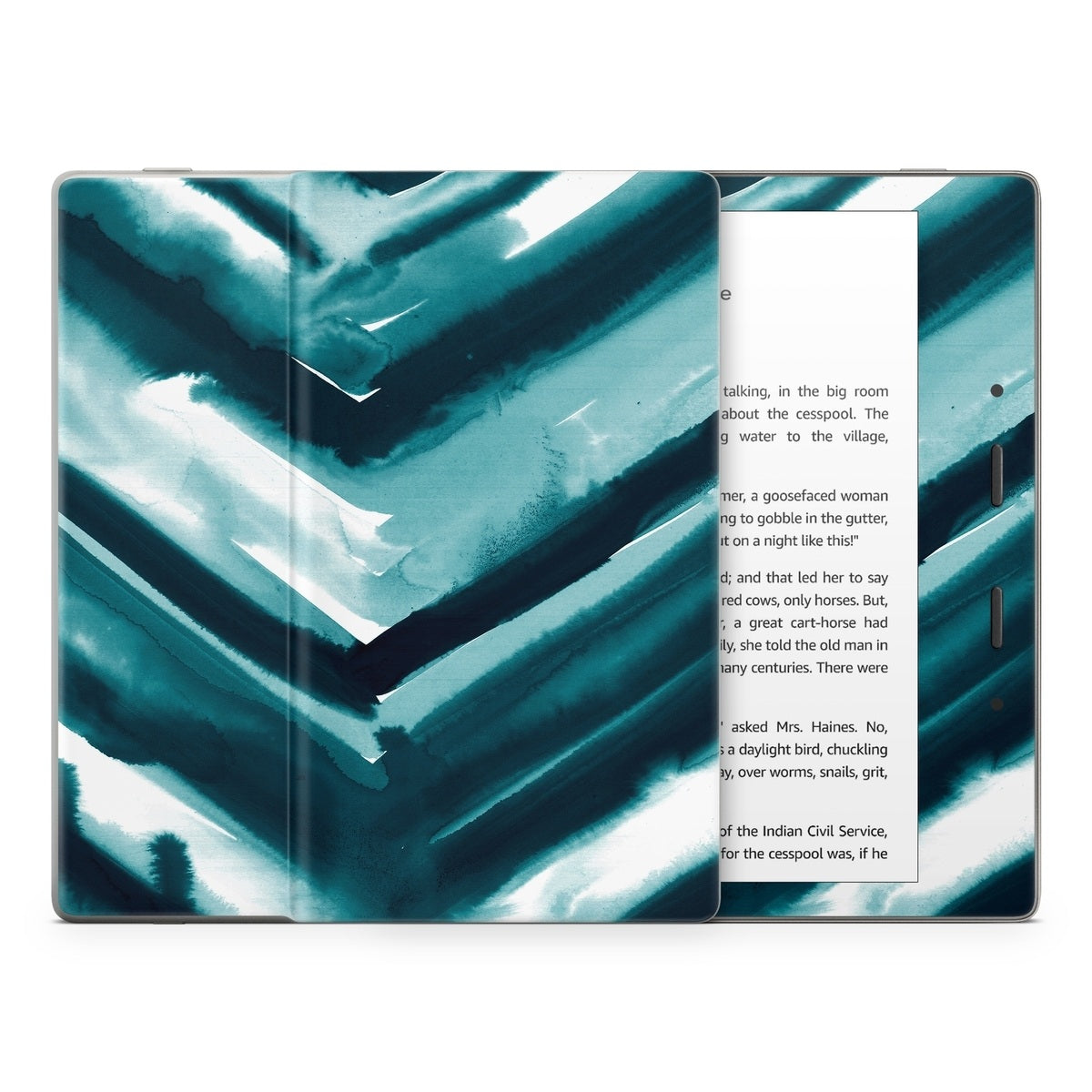 Watercolor Chevron - Amazon Kindle Skin