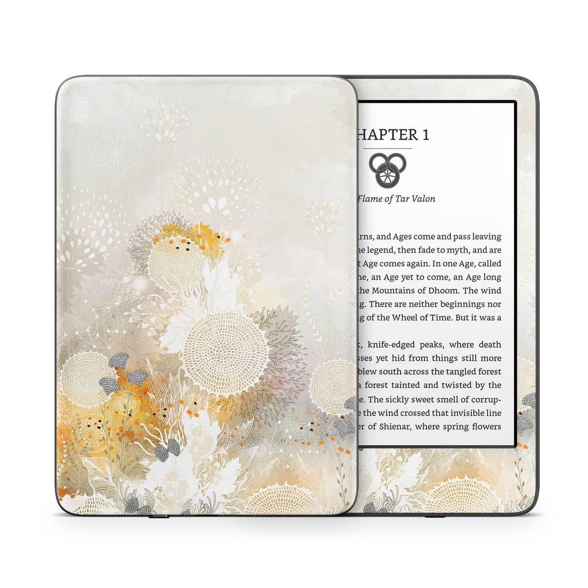 White Velvet - Amazon Kindle Skin