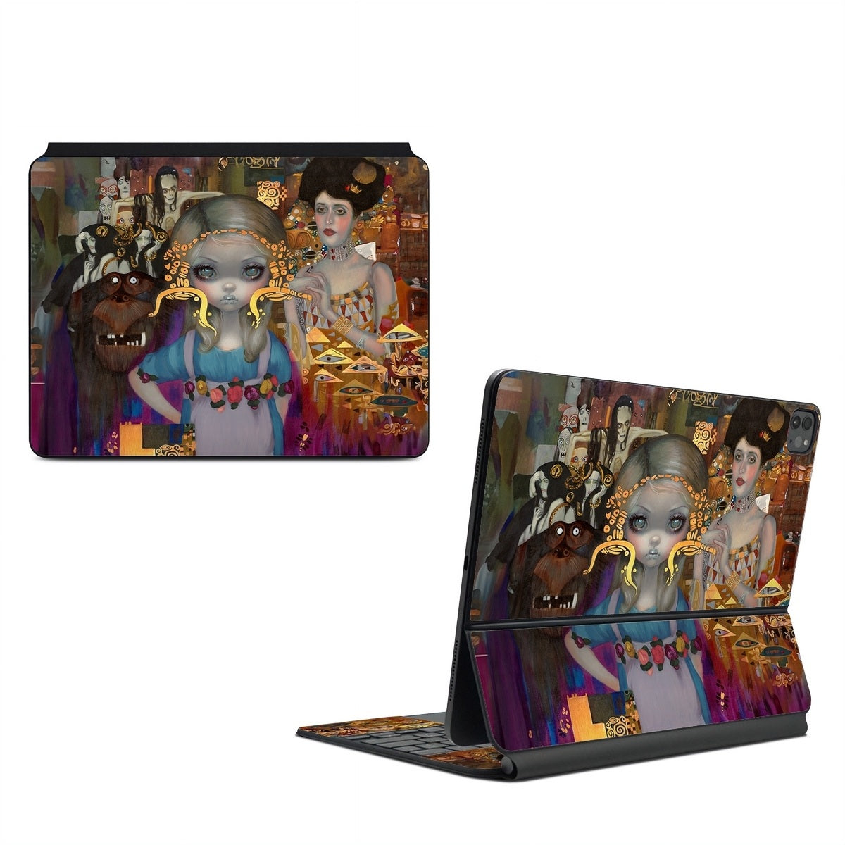 Alice in a Klimt Dream - Apple Magic Keyboard for iPad Skin