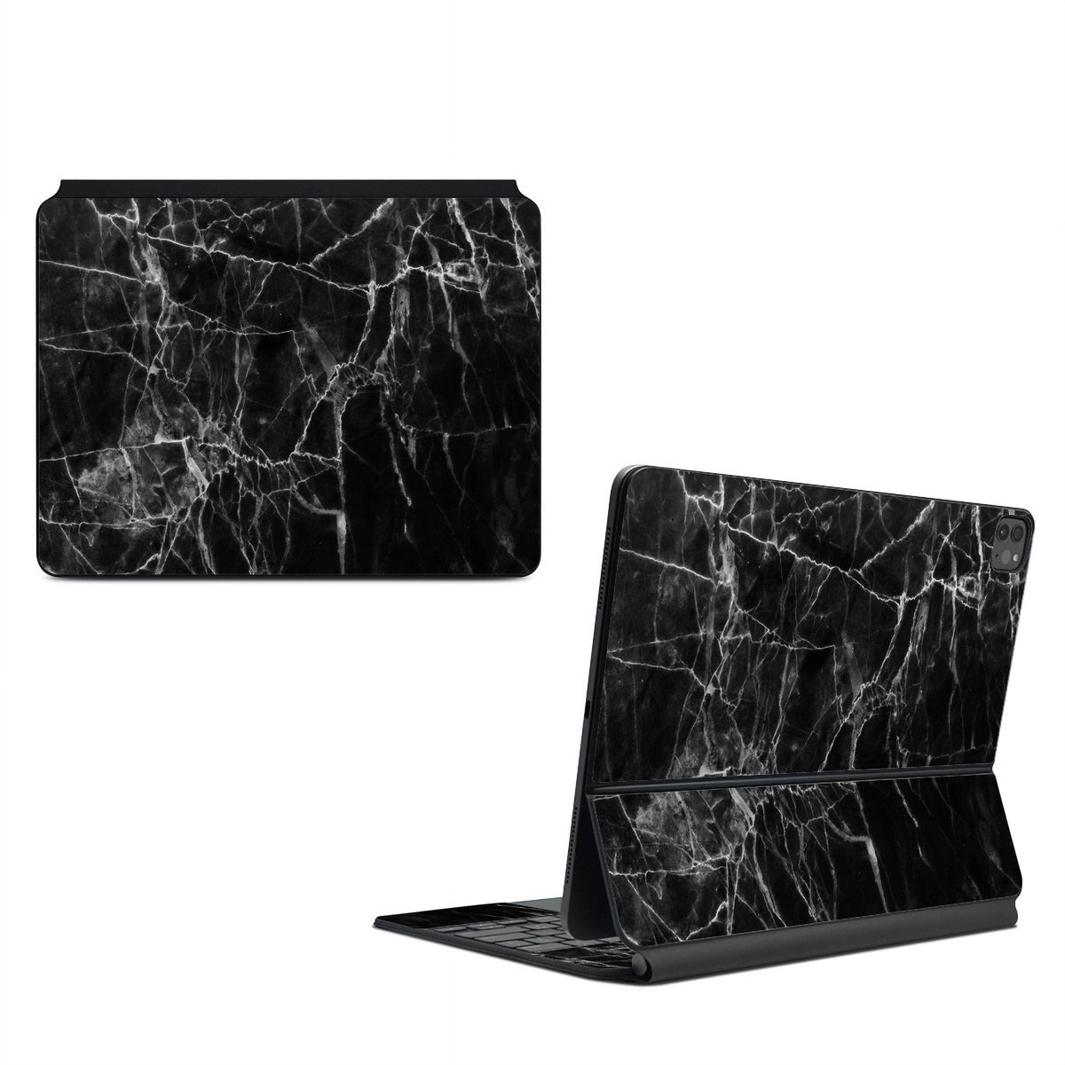 Black Marble - Apple Magic Keyboard for iPad Skin