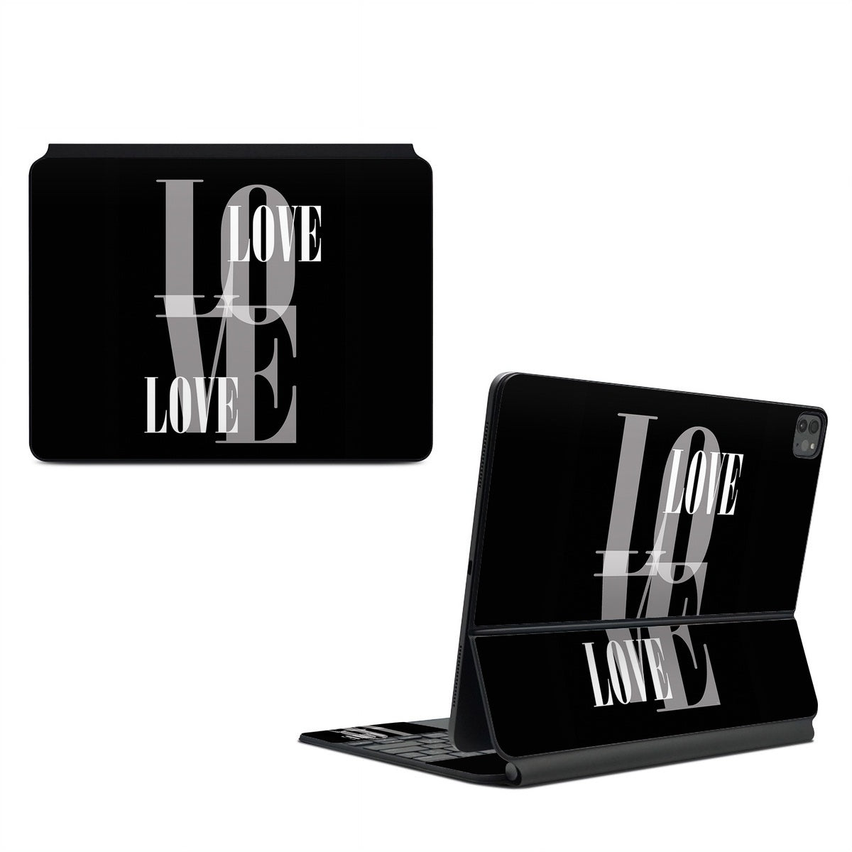 Black Love - Apple Magic Keyboard for iPad Skin