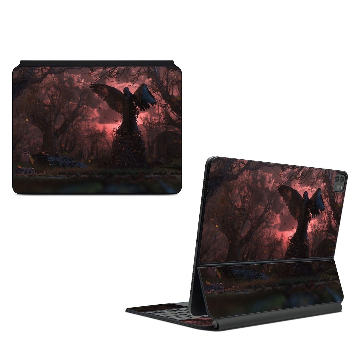 Black Angel - Apple Magic Keyboard for iPad Skin