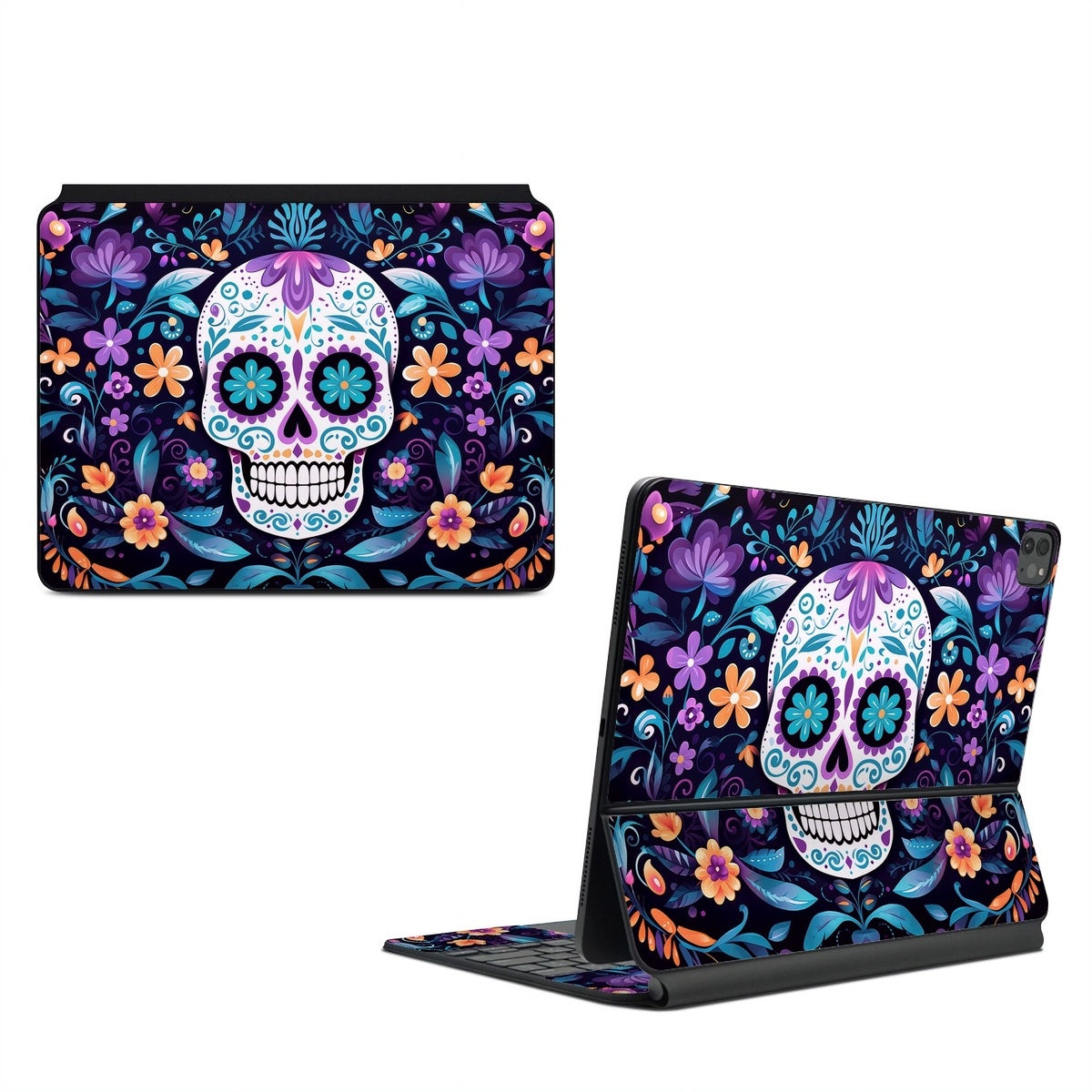 Calavera Azul - Apple Magic Keyboard for iPad Skin