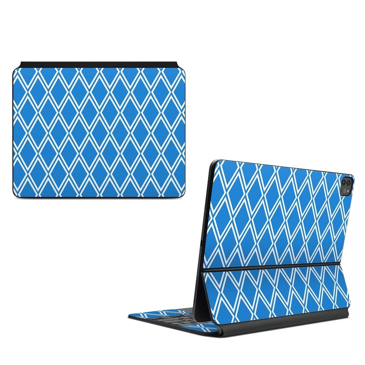 Blue Checks - Apple Magic Keyboard for iPad Skin