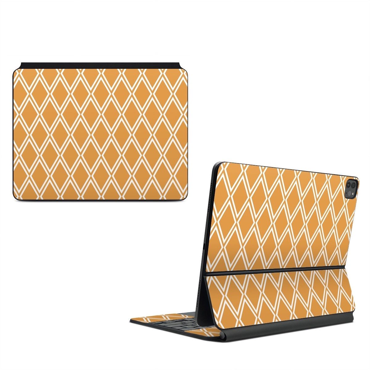 Orange Checks - Apple Magic Keyboard for iPad Skin