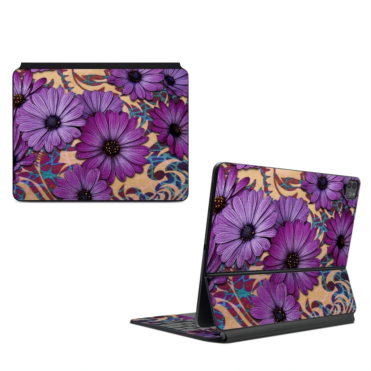 Daisy Damask - Apple Magic Keyboard for iPad Skin