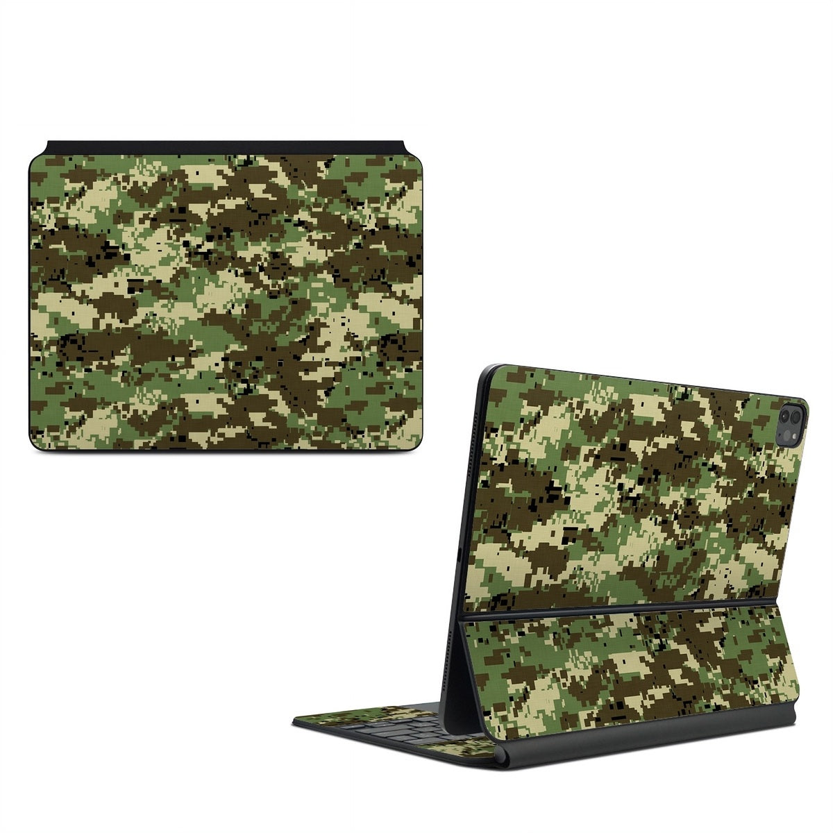 Digital Woodland Camo - Apple Magic Keyboard for iPad Skin