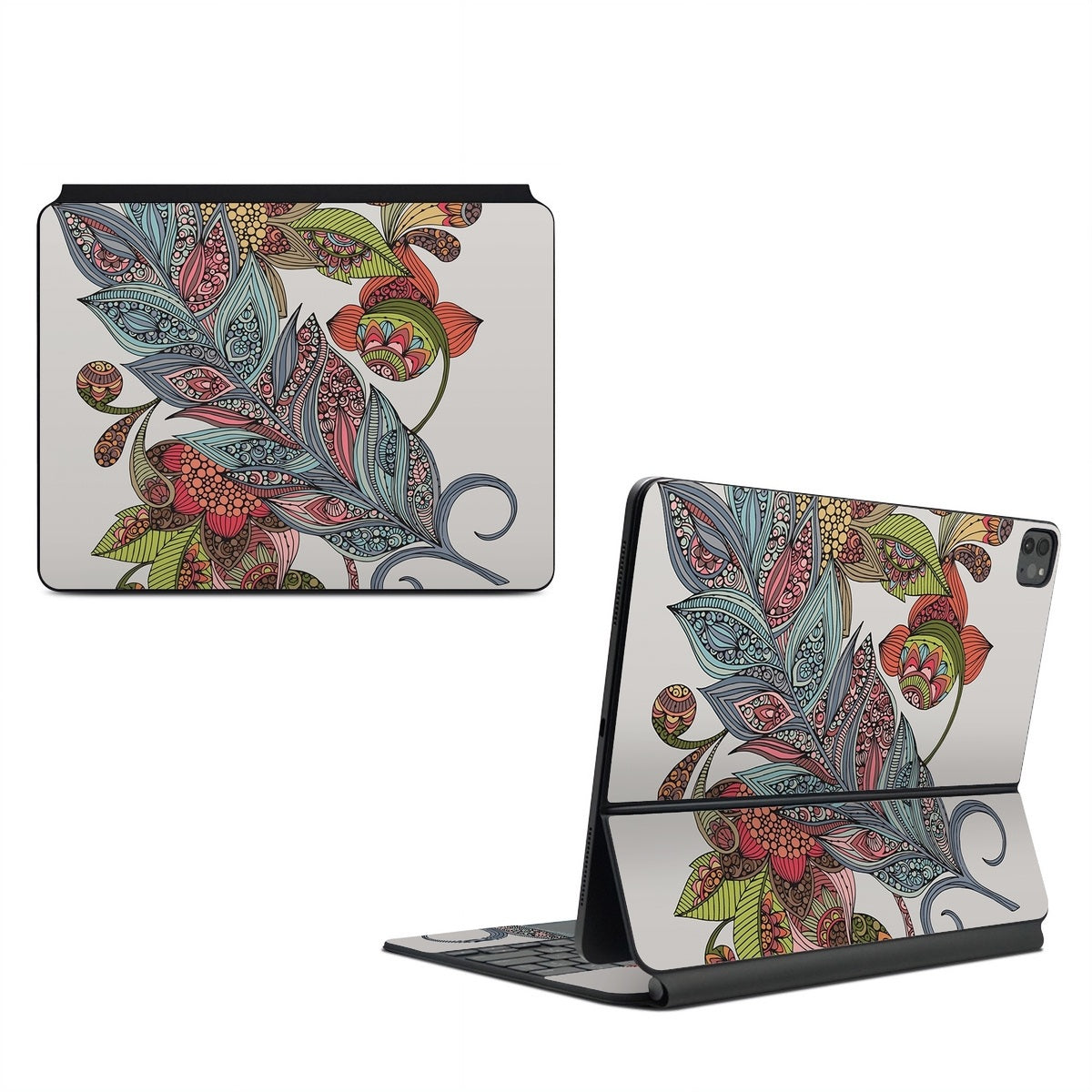 Feather Flower - Apple Magic Keyboard for iPad Skin