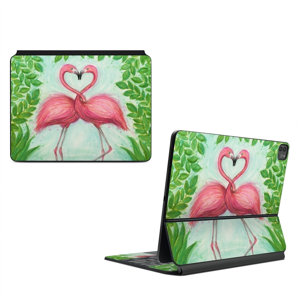 Flamingo Love - Apple Magic Keyboard for iPad Skin