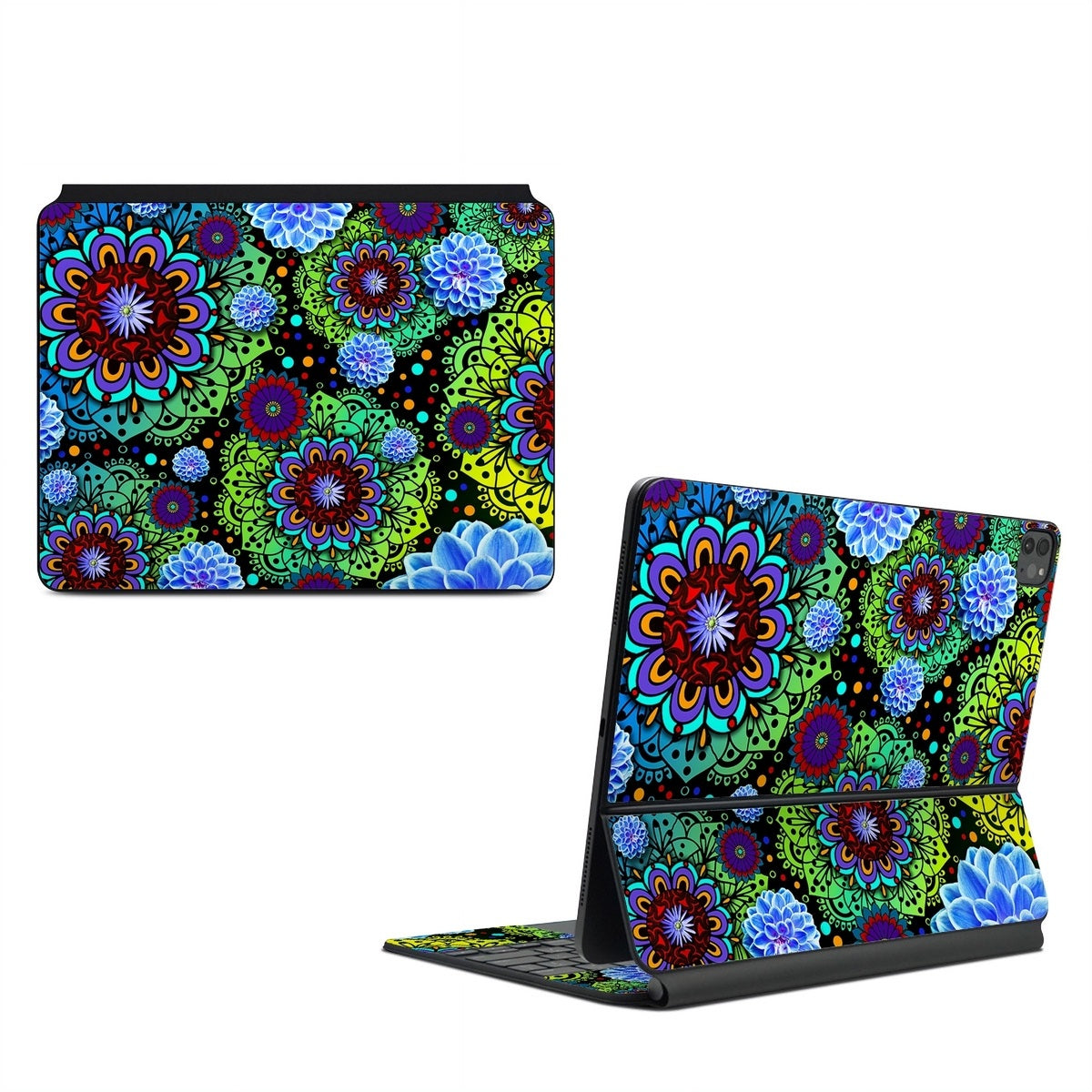 Funky Floratopia - Apple Magic Keyboard for iPad Skin