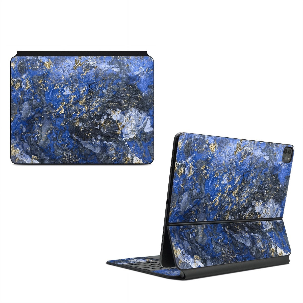 Gilded Ocean Marble - Apple Magic Keyboard for iPad Skin