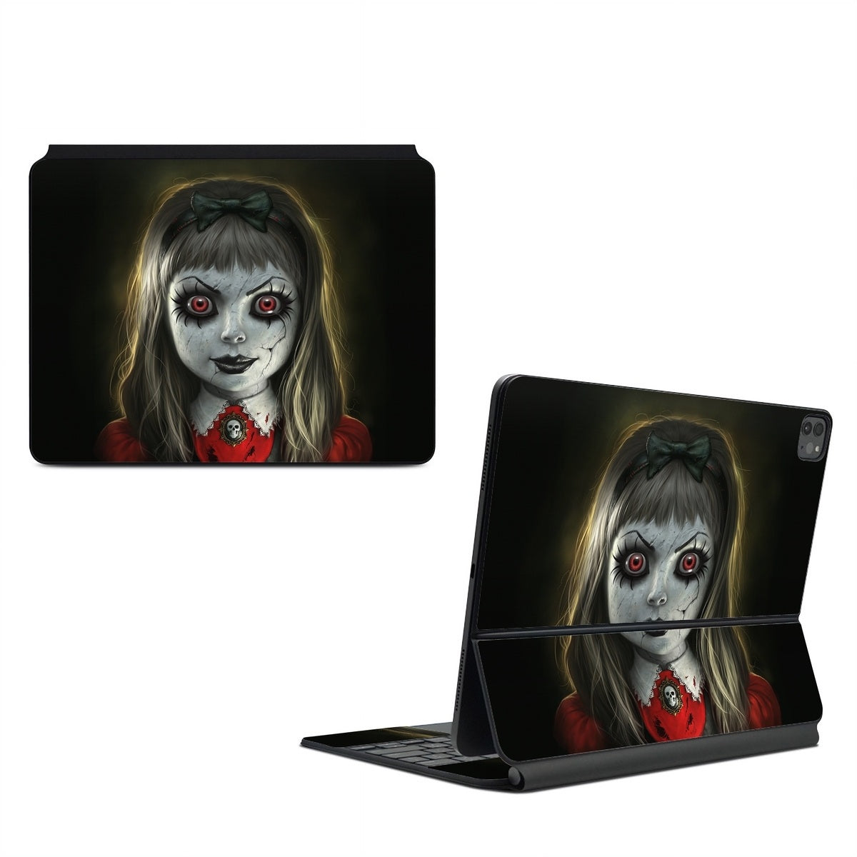 Haunted Doll - Apple Magic Keyboard for iPad Skin