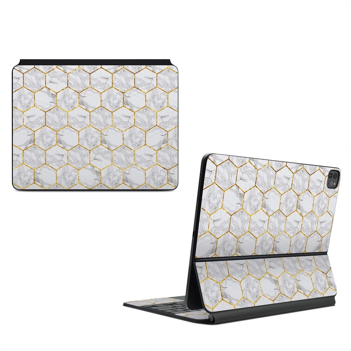 Honey Marble - Apple Magic Keyboard for iPad Skin