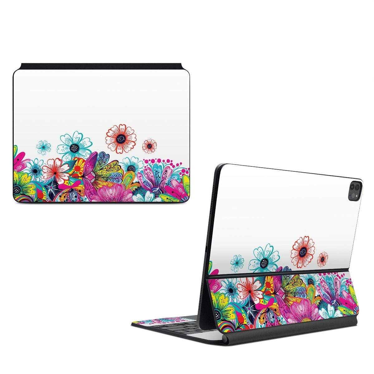 Intense Flowers - Apple Magic Keyboard for iPad Skin