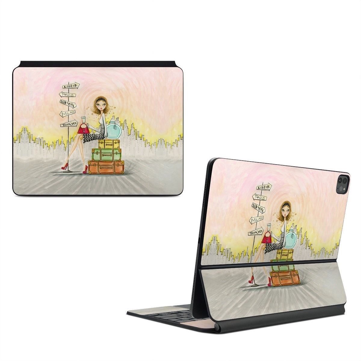 The Jet Setter - Apple Magic Keyboard for iPad Skin