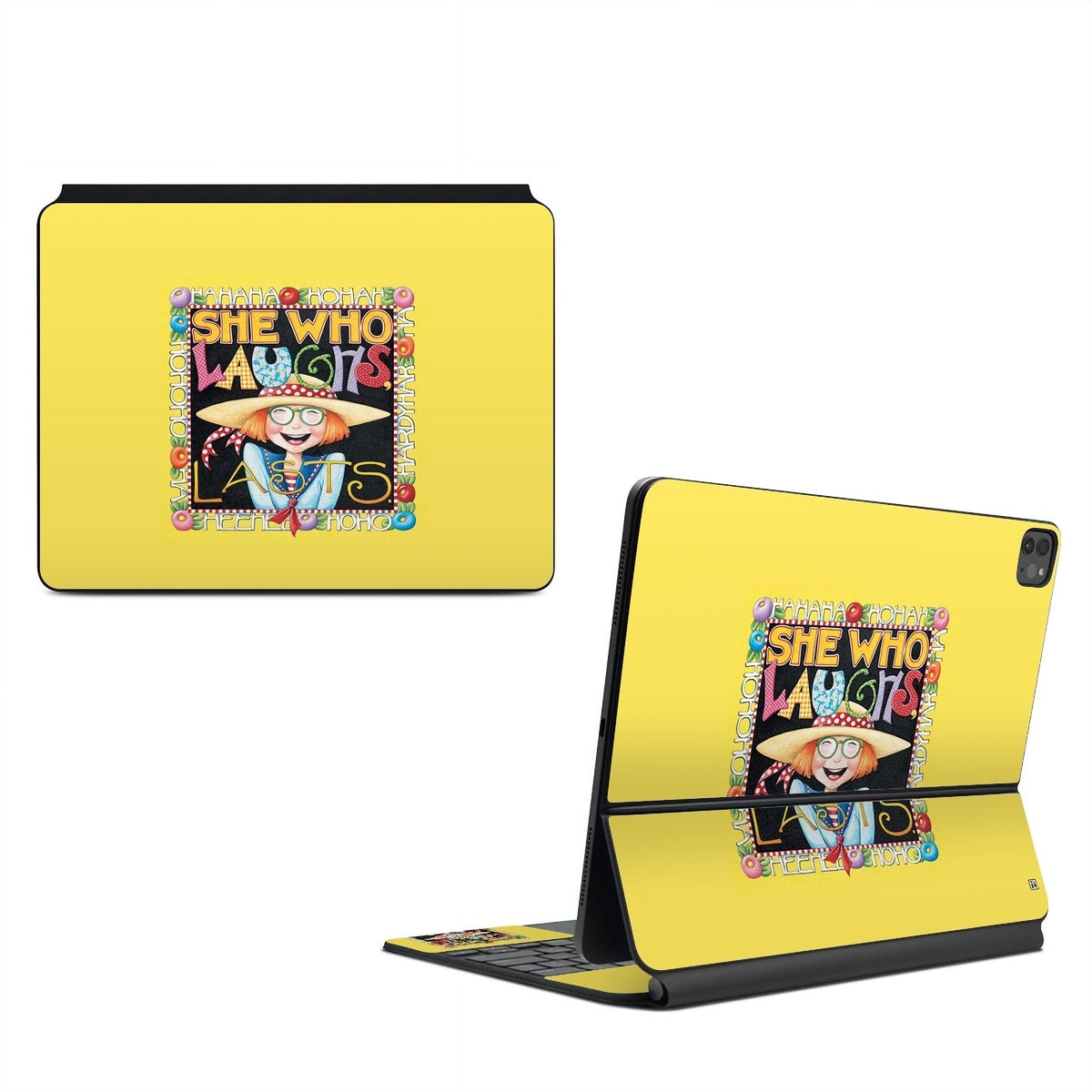 She Who Laughs - Apple Magic Keyboard for iPad Skin