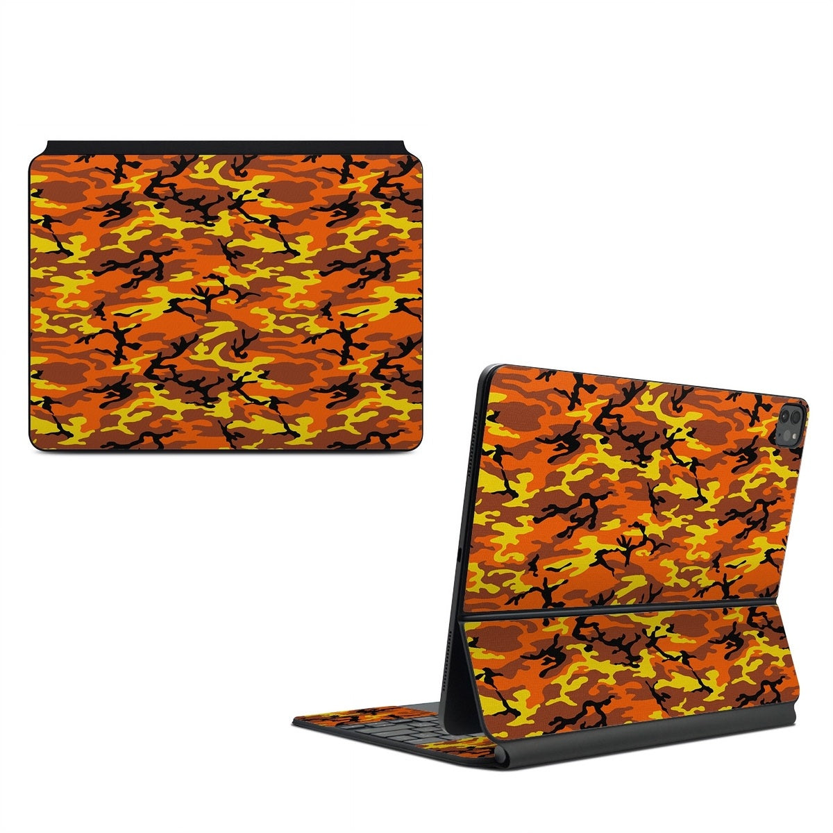 Orange Camo - Apple Magic Keyboard for iPad Skin