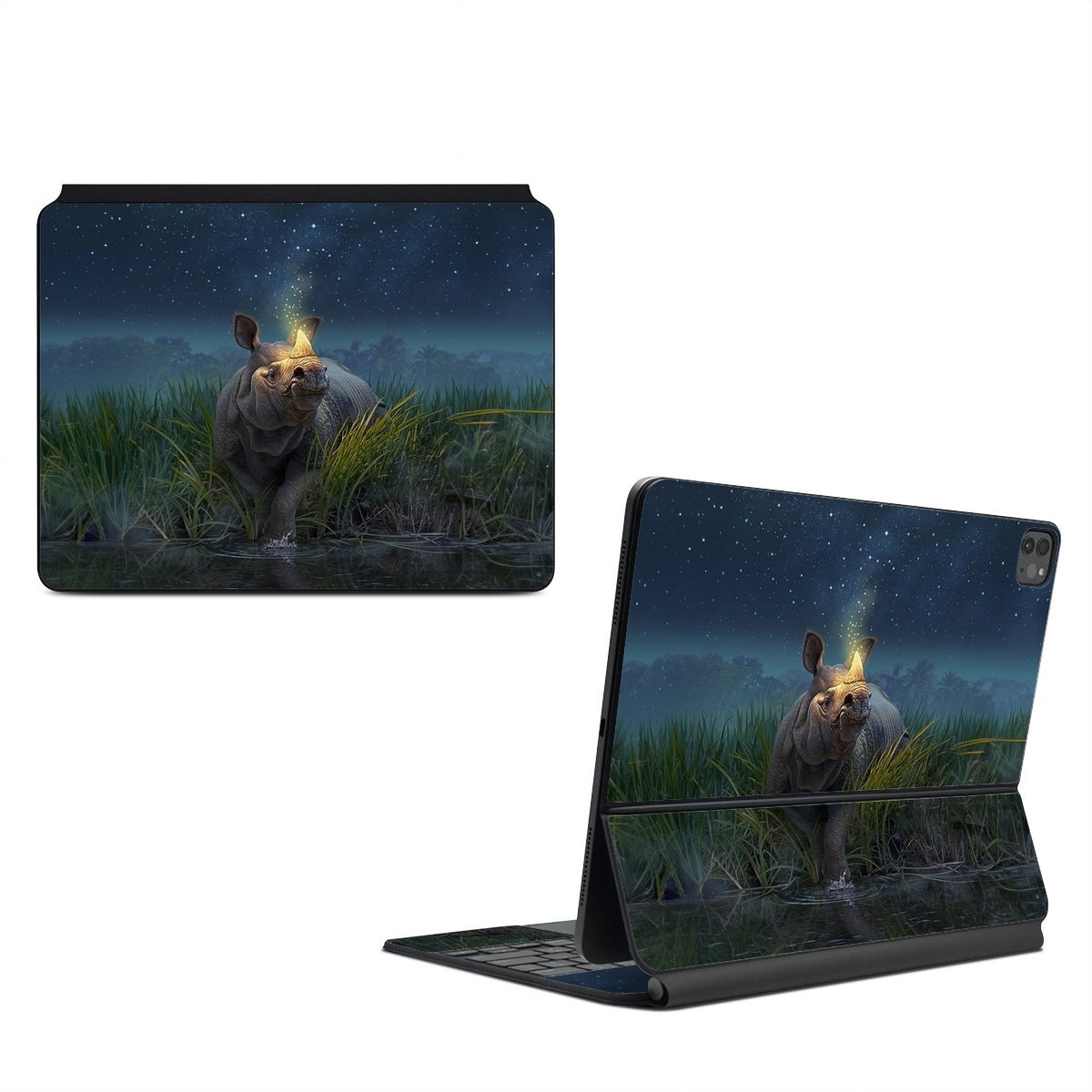 Rhinoceros Unicornis - Apple Magic Keyboard for iPad Skin