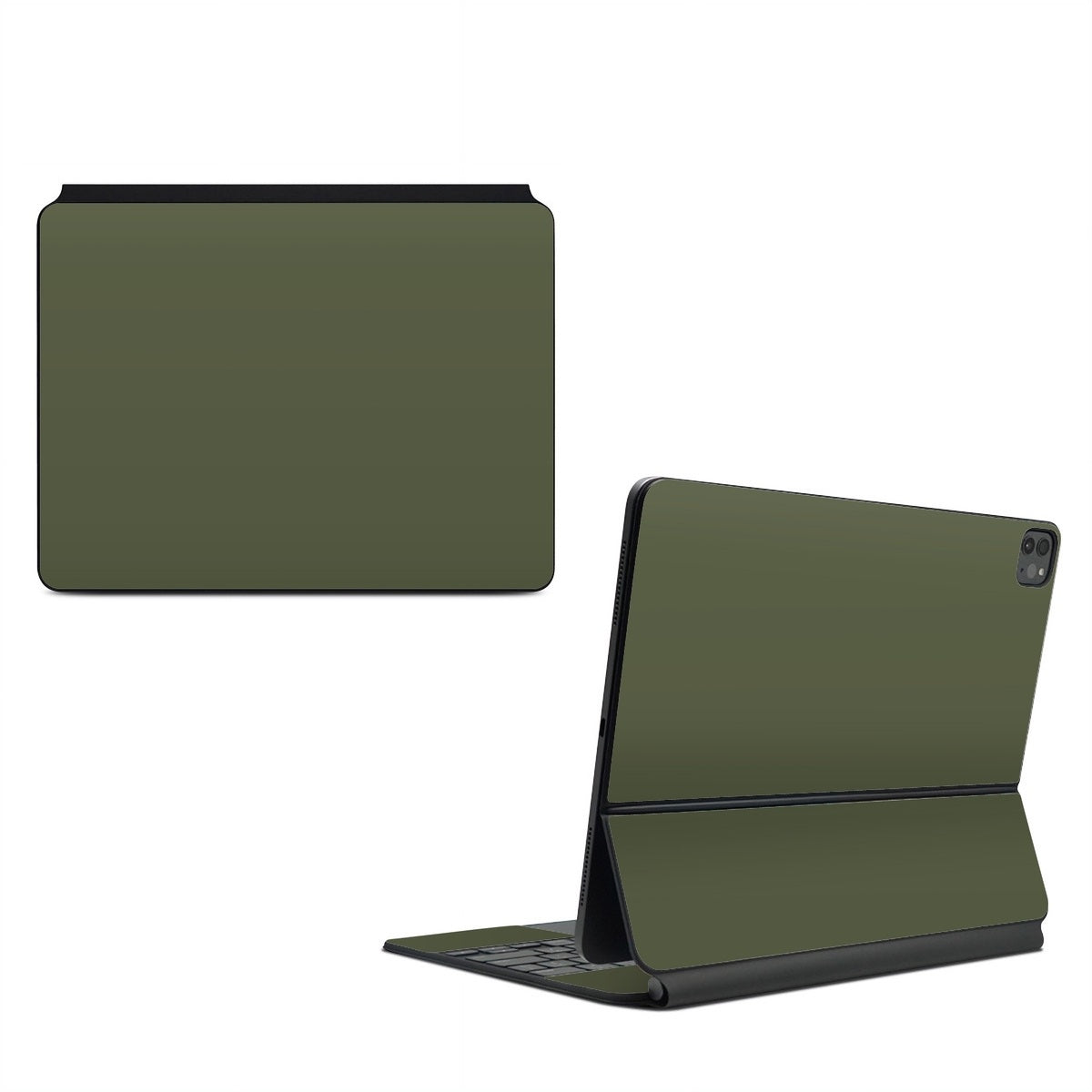 Solid State Olive Drab - Apple Magic Keyboard for iPad Skin