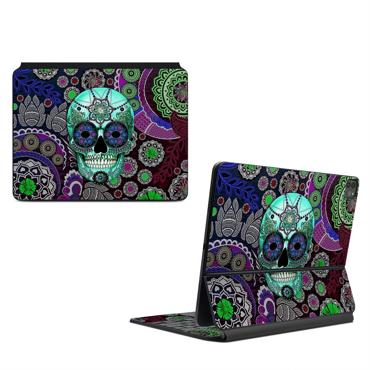 Sugar Skull Sombrero - Apple Magic Keyboard for iPad Skin